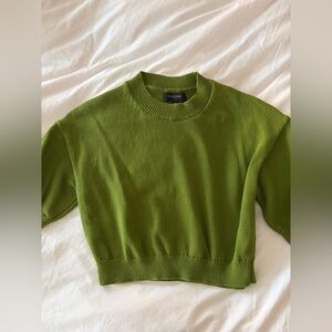 Banana Republic Olive Green Crewneck Sweater